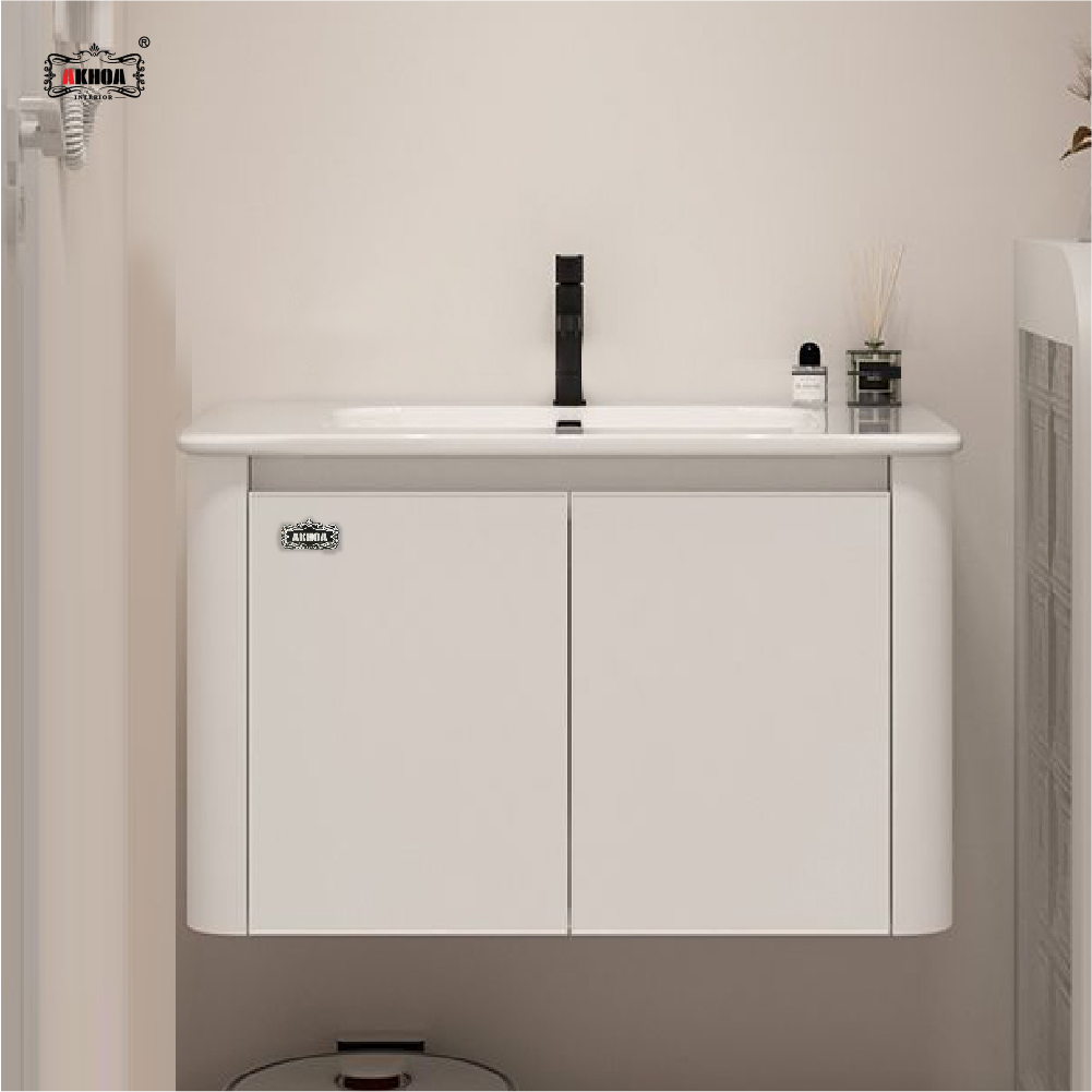 BỘ TỦ GƯƠNG PHÒNG TẮM THÔNG MINH AKHOA PVC01 50 - 80CM 2 PVC01 60 07