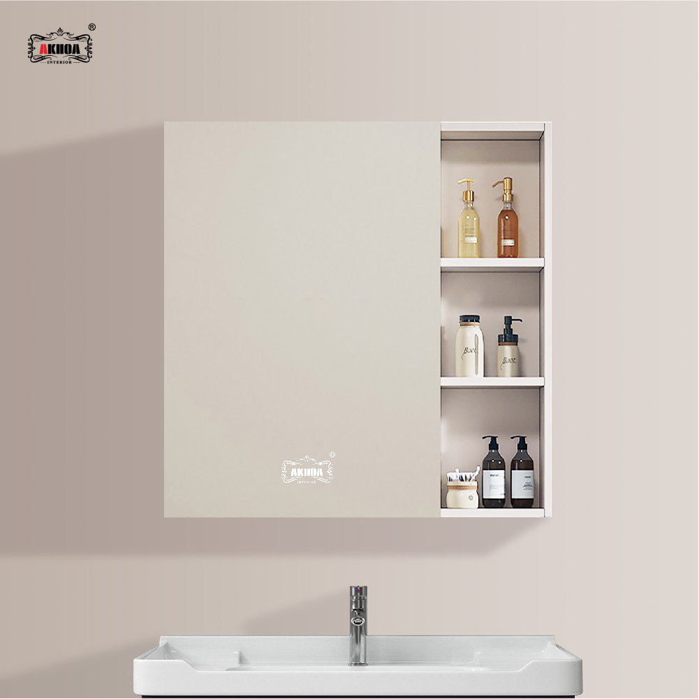 BỘ TỦ GƯƠNG PHÒNG TẮM THÔNG MINH AKHOA PVC01 50 - 80CM 4 PVC01 60 11