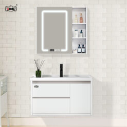 BỘ TỦ GƯƠNG PHÒNG TẮM THÔNG MINH AKHOA PVC02 80CM 6 PVC02 80 15