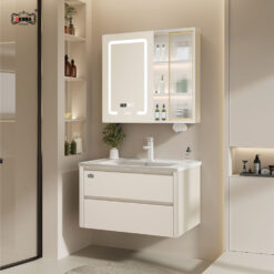 BỘ TỦ GƯƠNG PHÒNG TẮM THÔNG MINH AKHOA PVC03 80CM 7 PVC03 80 03