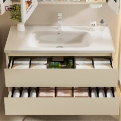 BỘ TỦ GƯƠNG PHÒNG TẮM THÔNG MINH AKHOA PVC03 80CM 9 PVC03 80 05