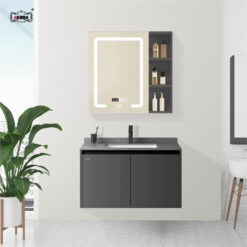 BỘ TỦ GƯƠNG PHÒNG TẮM THÔNG MINH AKHOA PVC05 80CM 9 PVC05 80 13