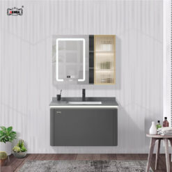 BỘ TỦ GƯƠNG PHÒNG TẮM THÔNG MINH AKHOA PVC07 50 - 80CM 9 PVC07 80 14