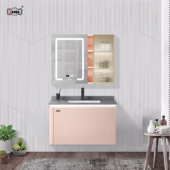 BỘ TỦ GƯƠNG PHÒNG TẮM THÔNG MINH AKHOA PVC07 50 - 80CM 6 PVC07 80 16