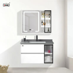 BỘ TỦ GƯƠNG PHÒNG TẮM THÔNG MINH AKHOA PVC09 80CM 6 PVC09 80 13