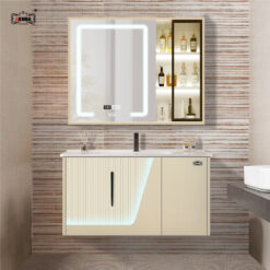 BỘ TỦ GƯƠNG PHÒNG TẮM THÔNG MINH AKHOA PVC13 80CM 9 PVC13 80 14