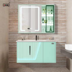 BỘ TỦ GƯƠNG PHÒNG TẮM THÔNG MINH AKHOA PVC13 80CM 12 PVC13 80 17