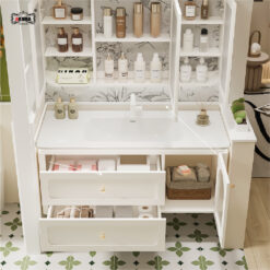 BỘ TỦ GƯƠNG PHÒNG TẮM CAO CẤP AKHOA PVC16 80CM 17 PVC16 80 08