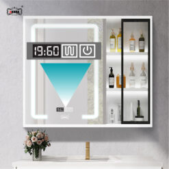 BỘ TỦ GƯƠNG PHÒNG TẮM CAO CẤP AKHOA PVC16 80CM 15 PVC16 80 12