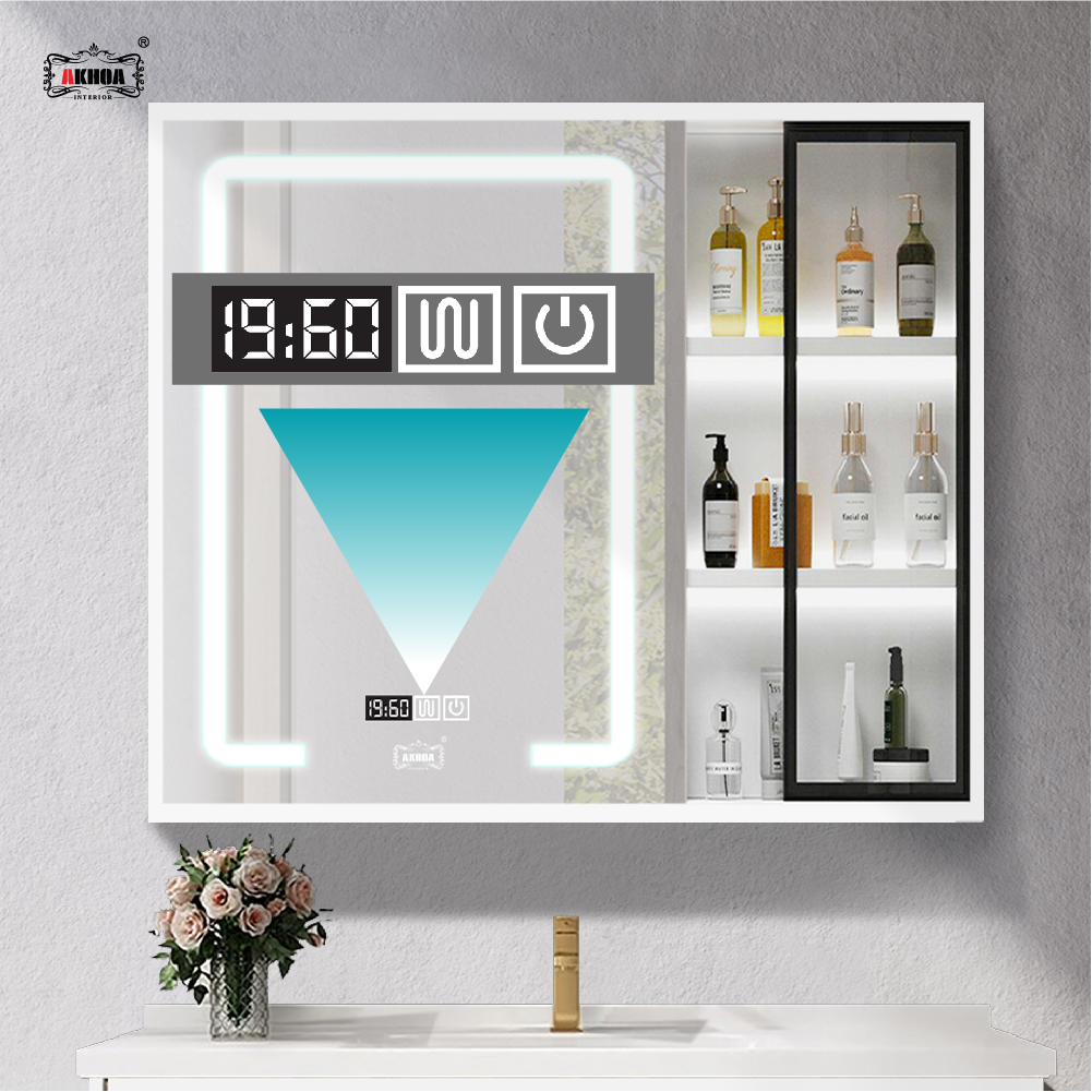 BỘ TỦ GƯƠNG PHÒNG TẮM CAO CẤP AKHOA PVC16 80CM 6 PVC16 80 12