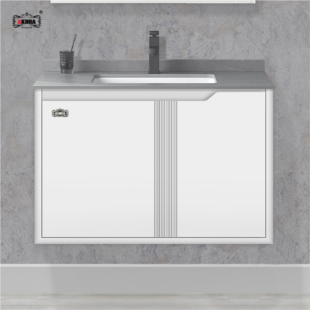 BỘ TỦ GƯƠNG PHÒNG TẮM CAO CẤP AKHOA PVC19 60CM 9 PVC19 60 07