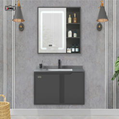 BỘ TỦ GƯƠNG PHÒNG TẮM CAO CẤP AKHOA PVC19 60CM 11 PVC19 60 14