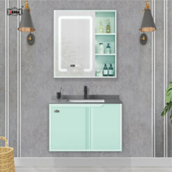 BỘ TỦ GƯƠNG PHÒNG TẮM CAO CẤP AKHOA PVC19 60CM 14 PVC19 60 17