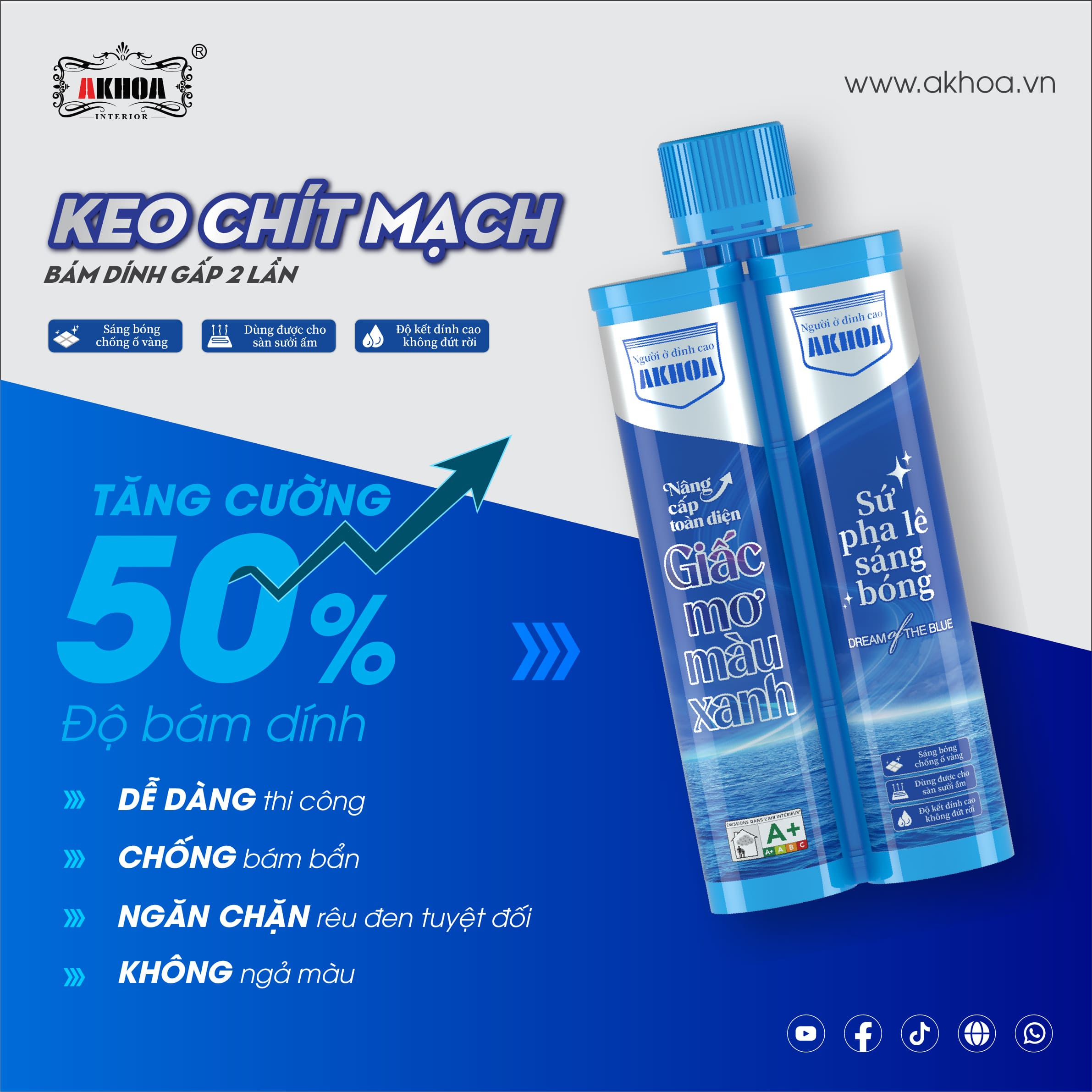 Keo chít mạch 2 thành phần Akhoa 3 keo chit mach akhoa 1